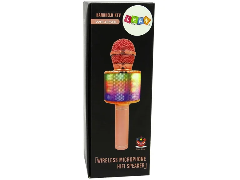 Bežični Mikrofon Usb Zvučnik Za Snimanje Karaoke Model Ws 858 Crni 5