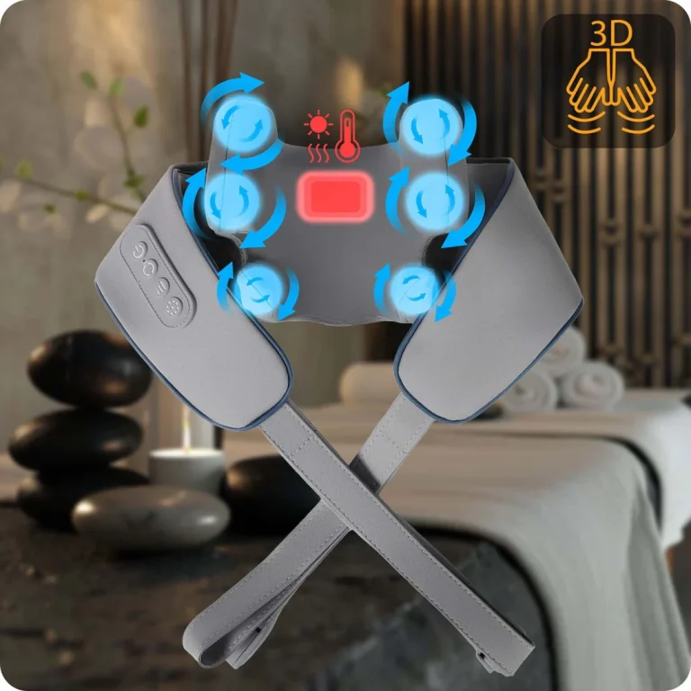 Bežični Shiatsu Masažer Za Vrat I Leđa Neo Sport Ns 505, 3 Načina Grijanja 10