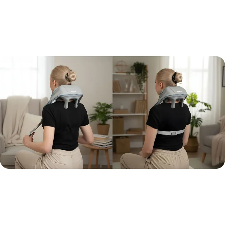 Bežični Shiatsu Masažer Za Vrat I Leđa Neo Sport Ns 505, 3 Načina Grijanja 14