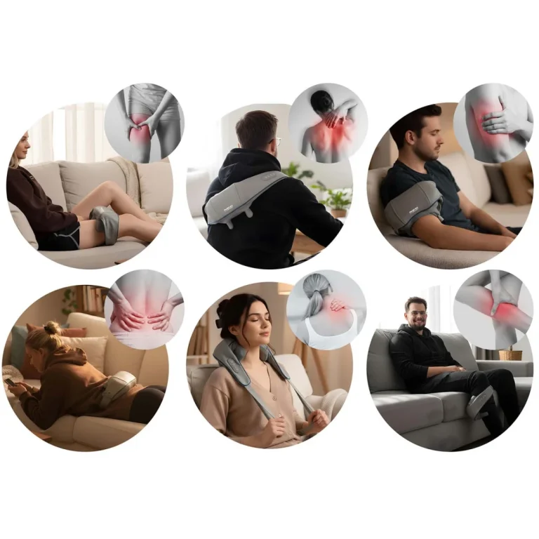 Bežični Shiatsu Masažer Za Vrat I Leđa Neo Sport Ns 505, 3 Načina Grijanja 7