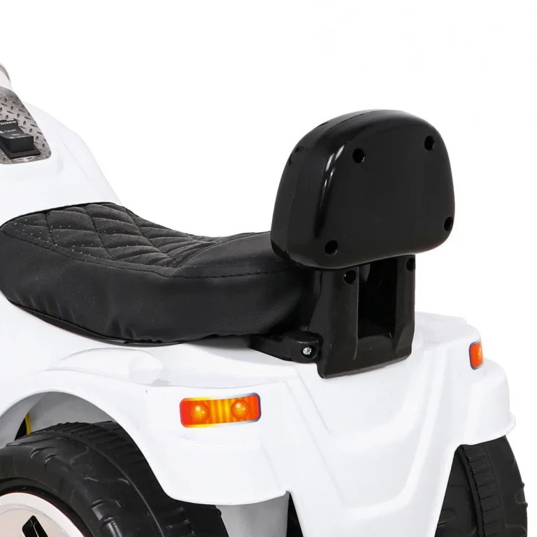 Bijeli Motocikl Hot Chopper, Bijela Motor Na Akumulator 12