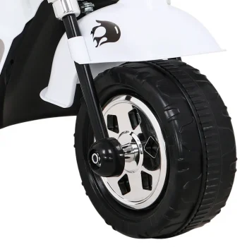 Bijeli Motocikl Hot Chopper, Bijela Motor Na Akumulator 13