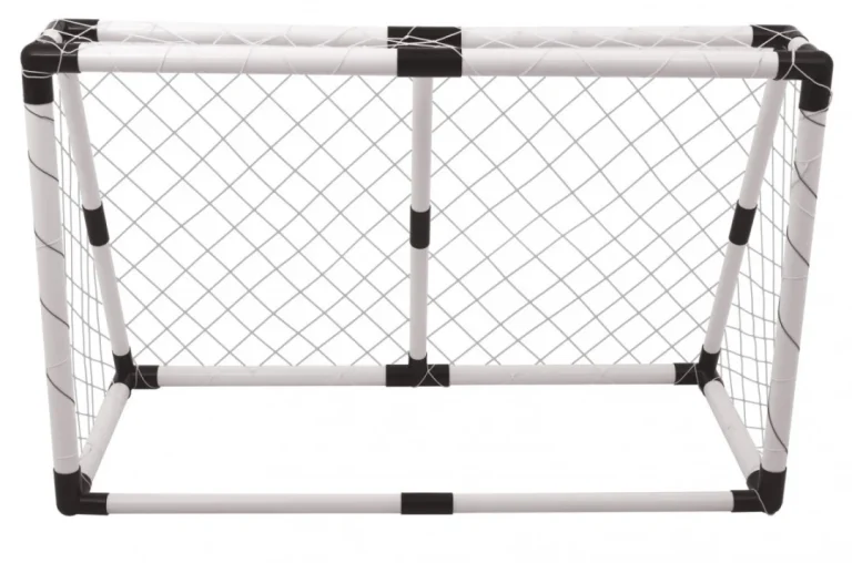 Bijeli Nogometni Gol S Podlogom I Dodacima 120 × 80 Cm 4