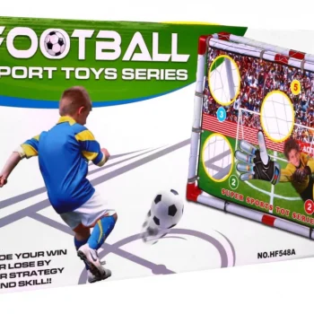 Bijeli Nogometni Gol S Podlogom I Dodacima 120 × 80 Cm 5