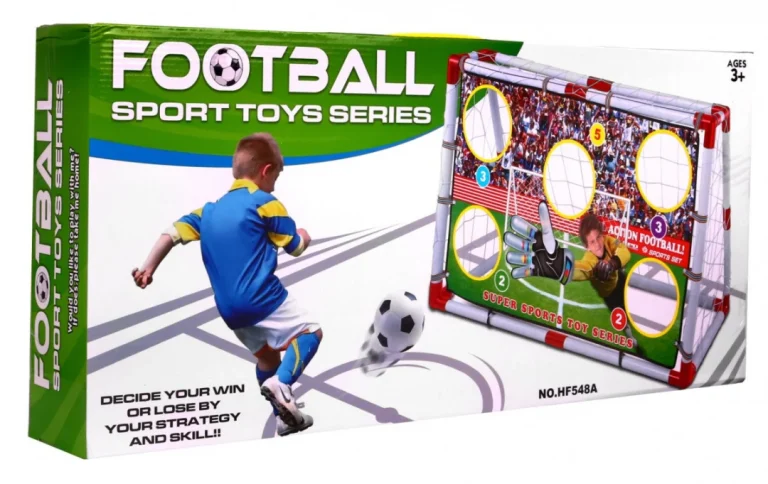 Bijeli Nogometni Gol S Podlogom I Dodacima 120 × 80 Cm 5
