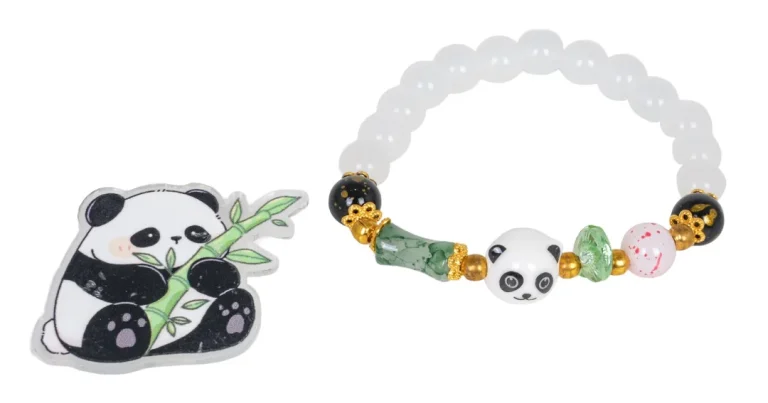 Bijeli Panda Set Nakita S Narukvicom 4