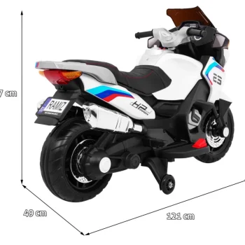 Bijelo Vozilo Za Moto Sport Turizam Motor Na Akumulator 2
