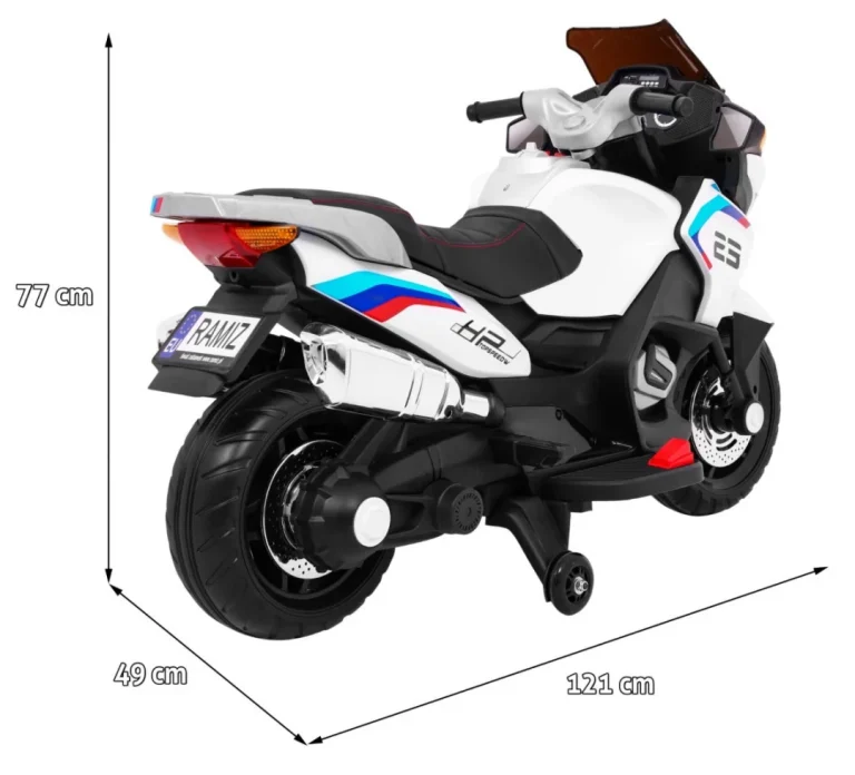 Bijelo Vozilo Za Moto Sport Turizam Motor Na Akumulator 2