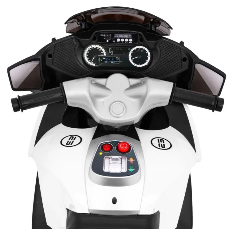 Bijelo Vozilo Za Moto Sport Turizam Motor Na Akumulator 9