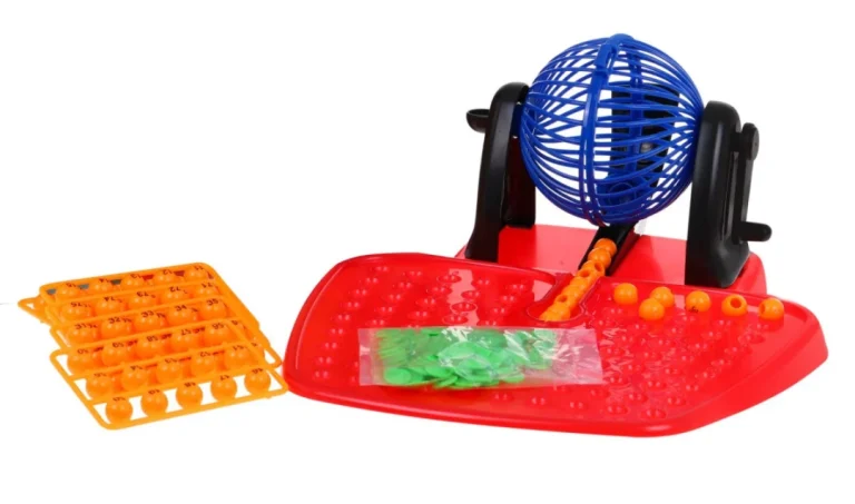 Bingo Igra Za Djecu 4+ Brojčana Lutrija + Automat Za Izvlačenje S Kolutom + Kuglice S Brojevima + 2