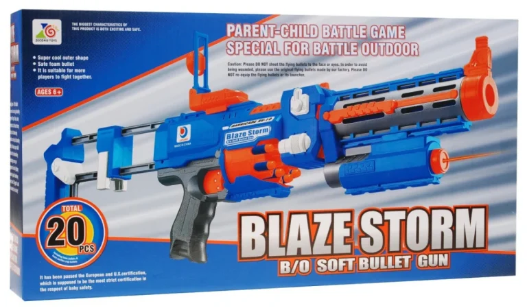Blaze Storm 2 U 1 Pištolj Puška 8+ Laserski Nišan I Kundak 6