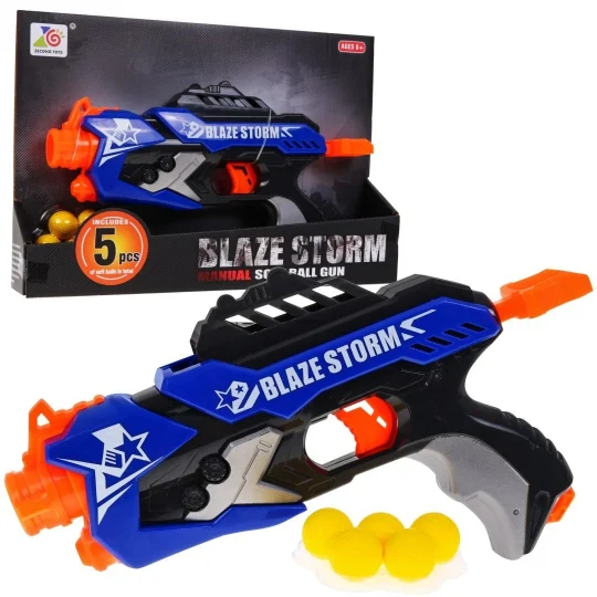 Blaze Storm Opružni Pištolj 8+ 5 Pjenastih Kuglica 1