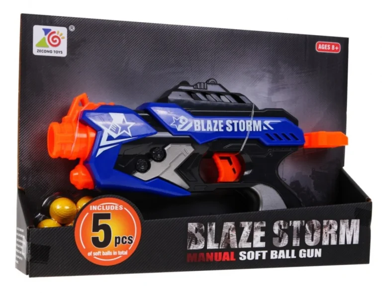 Blaze Storm Opružni Pištolj 8+ 5 Pjenastih Kuglica 5