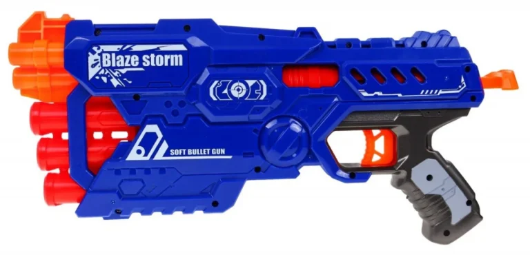 Blaze Storm Pištolj Sa 6 Cijevi 8+ 10 Pjenastih Metaka 3