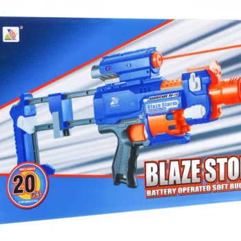 Blaze Storm Plava Puška 8+ Laserski Nišan Kundak 20 Metaka 6
