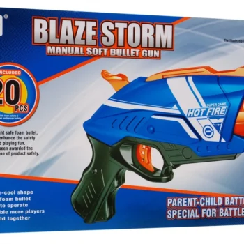 Blaze Storm Ručni Opružni Pištolj 6+ 20 Pjenastih Metaka 5