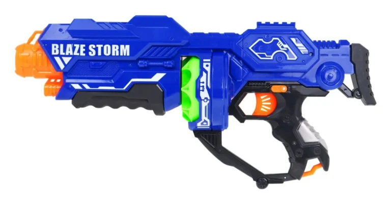 Blaze Storm Velika Puška 14+ 12 Pjenastih Kuglica I Drška 4