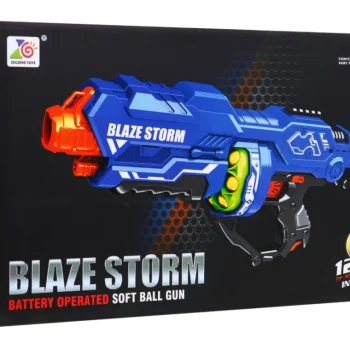 Blaze Storm Velika Puška 14+ 12 Pjenastih Kuglica I Drška 7