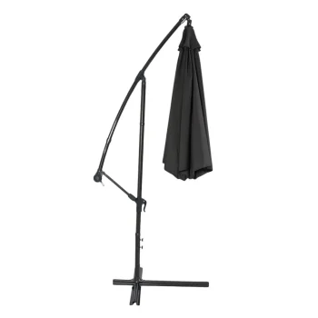 Bočni Vrtni Suncobran S Podesivim Nagibom 350 X 250 Cm Crni 4