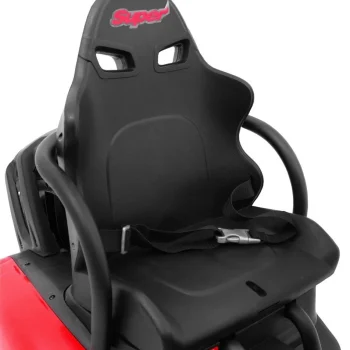 Bolid Xr 1 Dječji Go Kart Na Baterije, Crveni + Podesivi Volan + Konturirano Sjedalo, Crvena 13