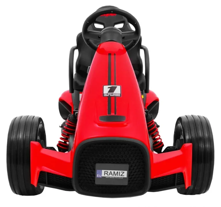 Bolid Xr 1 Dječji Go Kart Na Baterije, Crveni + Podesivi Volan + Konturirano Sjedalo, Crvena 3