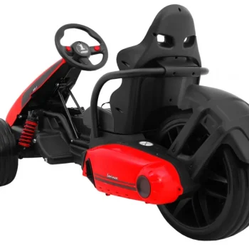 Bolid Xr 1 Dječji Go Kart Na Baterije, Crveni + Podesivi Volan + Konturirano Sjedalo, Crvena 5