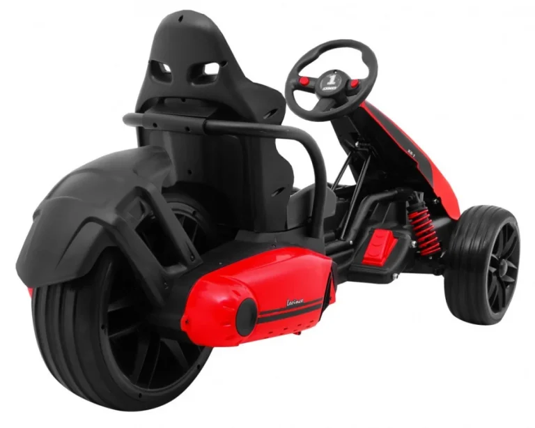 Bolid Xr 1 Dječji Go Kart Na Baterije, Crveni + Podesivi Volan + Konturirano Sjedalo, Crvena 8