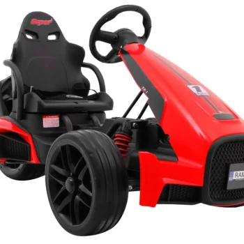 Bolid Xr 1 Dječji Go Kart Na Baterije, Crveni + Podesivi Volan + Konturirano Sjedalo, Crvena 9