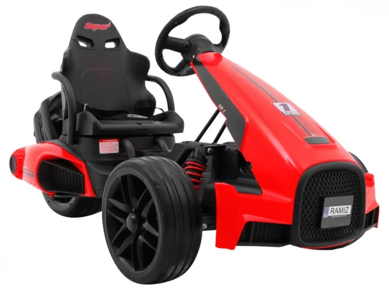 Bolid Xr 1 Dječji Go Kart Na Baterije, Crveni + Podesivi Volan + Konturirano Sjedalo, Crvena 9