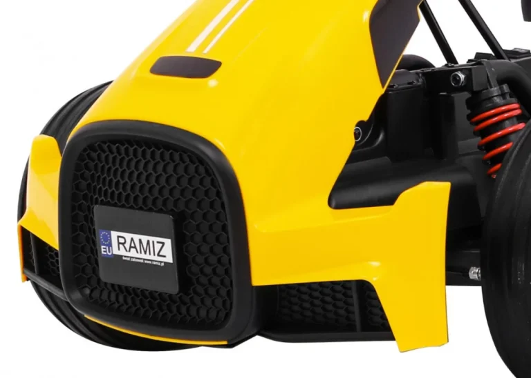 Bolid Xr 1 Dječji Go Kart Na Baterije, žuti + Podesivi Volan + Konturirano Sjedalo, žuta 13