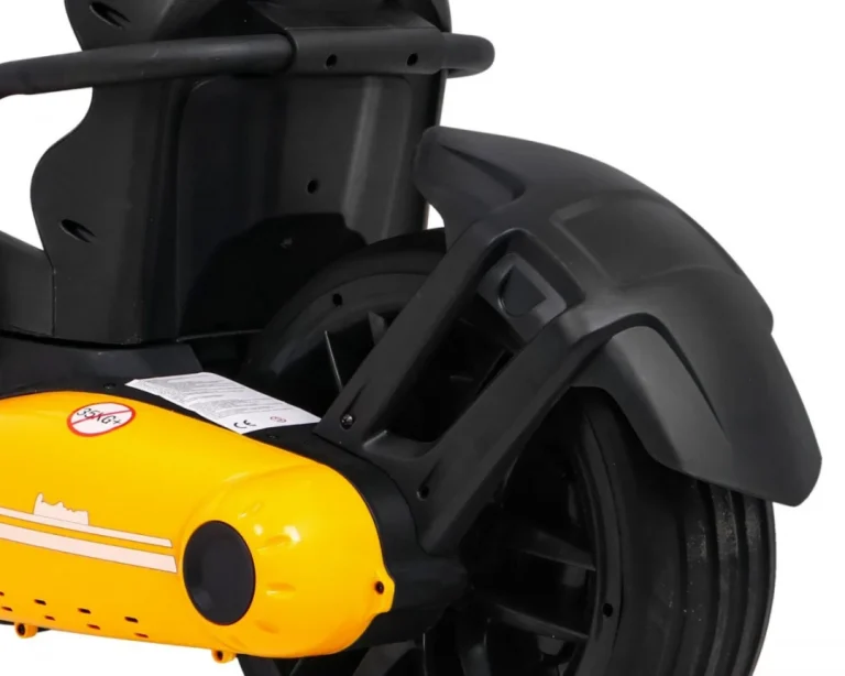 Bolid Xr 1 Dječji Go Kart Na Baterije, žuti + Podesivi Volan + Konturirano Sjedalo, žuta 14