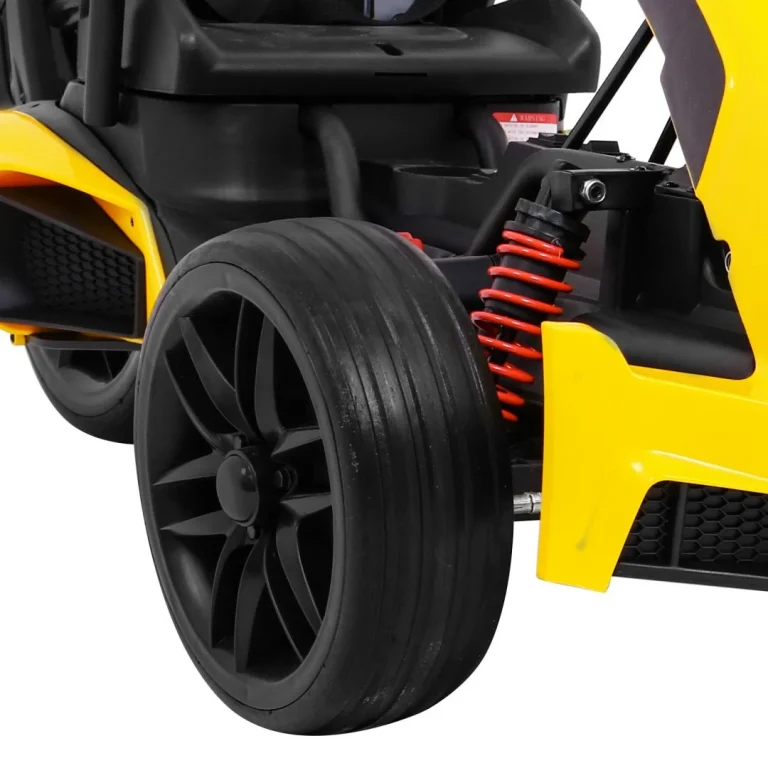 Bolid Xr 1 Dječji Go Kart Na Baterije, žuti + Podesivi Volan + Konturirano Sjedalo, žuta 15