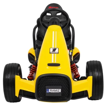 Bolid Xr 1 Dječji Go Kart Na Baterije, žuti + Podesivi Volan + Konturirano Sjedalo, žuta 3