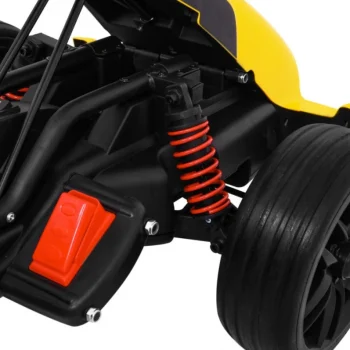 Bolid Xr 1 Dječji Go Kart Na Baterije, žuti + Podesivi Volan + Konturirano Sjedalo, žuta 9
