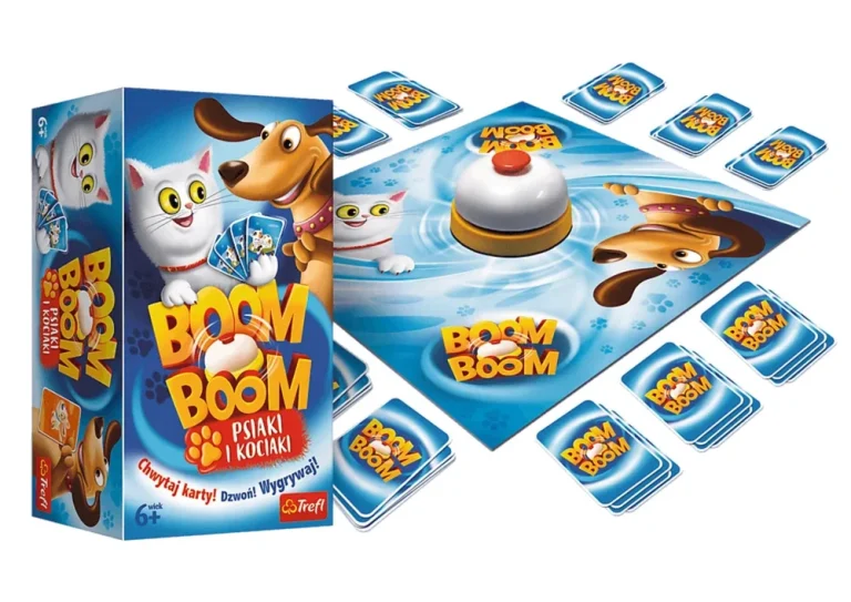 Boom Boom Psi I Mačići Igra Spretnosti Trefl 01909 1