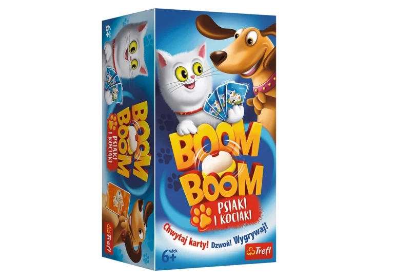 Boom Boom Psi I Mačići Igra Spretnosti Trefl 01909 3