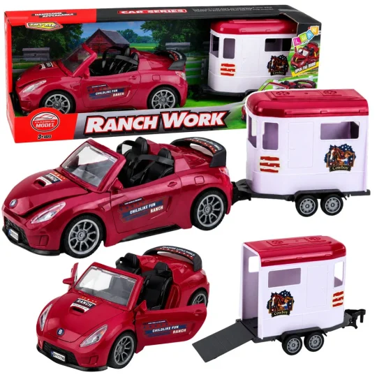 Bordo Kabriolet S Prikolicom Za Konje 1