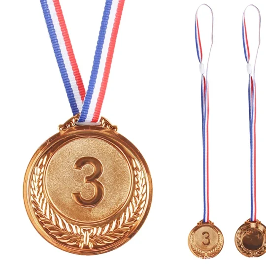 Brončana Medalja 3. Mjesto Ø 6,5 Cm 1