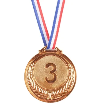 Brončana Medalja 3. Mjesto Ø 6,5 Cm 2