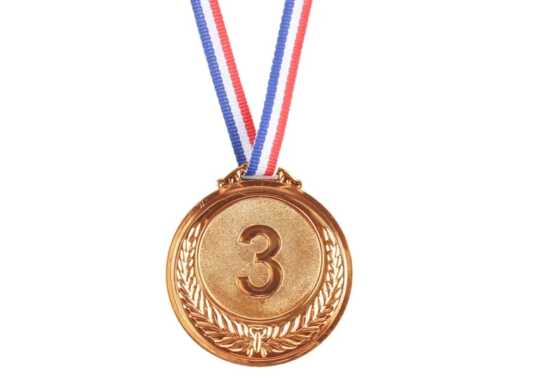 Brončana Medalja 3. Mjesto Ø 6,5 Cm 2