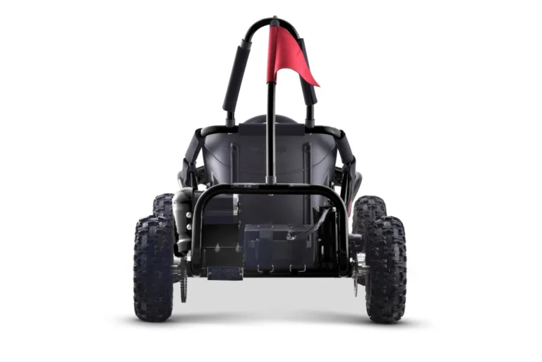 Brzi Zmaj Crni Baterijski Go Kart 30km/h + 1000w Motor + Napuhani Kotači + Podešavanje, Crna Motor Na Akumulator 6