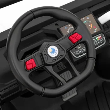 Brzina Pick Up A 900 Za Djecu Bijela + 4x4 Pogon + Pomični Kiper + Prtljažnik + Daljinski Upravljač 10