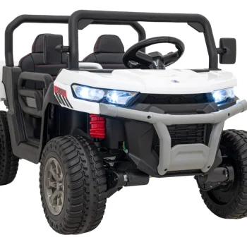 Brzina Pick Up A 900 Za Djecu Bijela + 4x4 Pogon + Pomični Kiper + Prtljažnik + Daljinski Upravljač 12