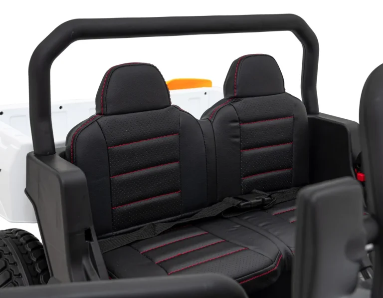 Brzina Pick Up A 900 Za Djecu Bijela + 4x4 Pogon + Pomični Kiper + Prtljažnik + Daljinski Upravljač 14