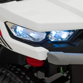 Brzina Pick Up A 900 Za Djecu Bijela + 4x4 Pogon + Pomični Kiper + Prtljažnik + Daljinski Upravljač 19