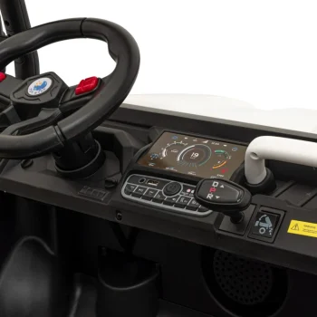Brzina Pick Up A 900 Za Djecu Bijela + 4x4 Pogon + Pomični Kiper + Prtljažnik + Daljinski Upravljač 9