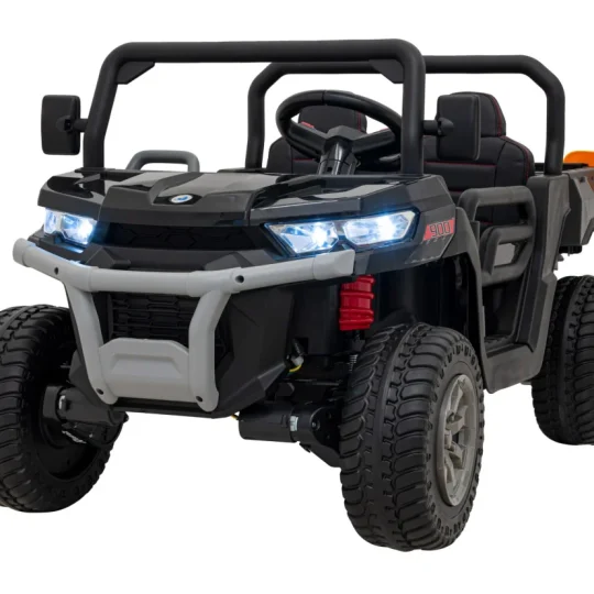 Brzina Pick Up A 900 Za Djecu Crna + 4x4 Pogon + Pokretni Kiper 1