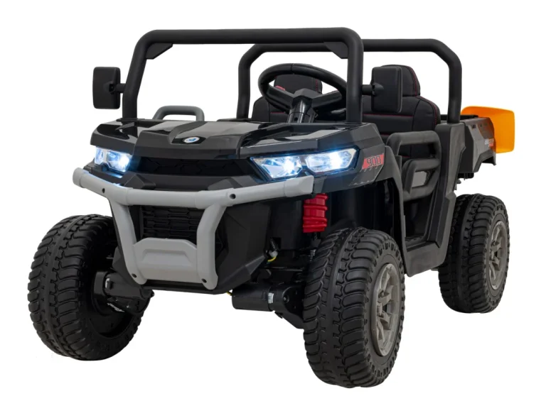 Brzina Pick Up A 900 Za Djecu Crna + 4x4 Pogon + Pokretni Kiper 1
