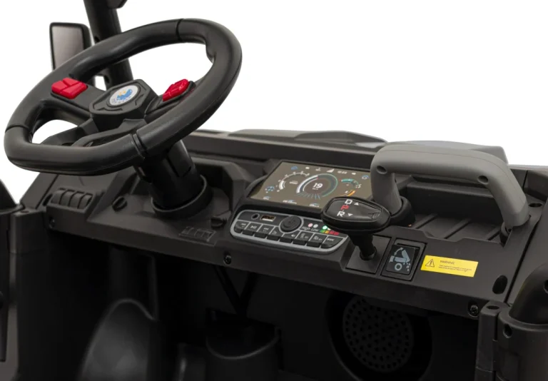Brzina Pick Up A 900 Za Djecu Crna + 4x4 Pogon + Pokretni Kiper 10