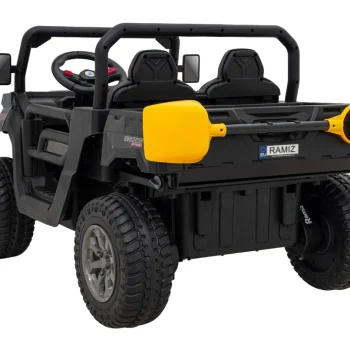 Brzina Pick Up A 900 Za Djecu Crna + 4x4 Pogon + Pokretni Kiper 6